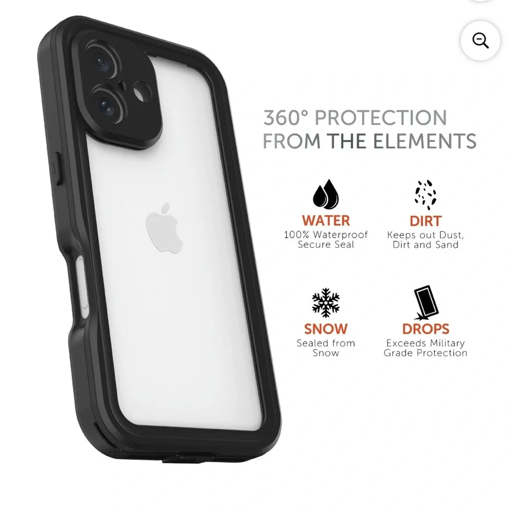 Apple iPhone16 Body Glove Protective Case 100% Waterproof. New